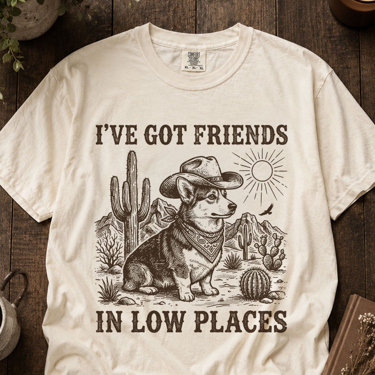 Friends in Low Places Dog T-Shirt