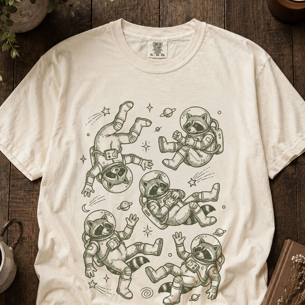 Raccoon Astronaut T-shirt