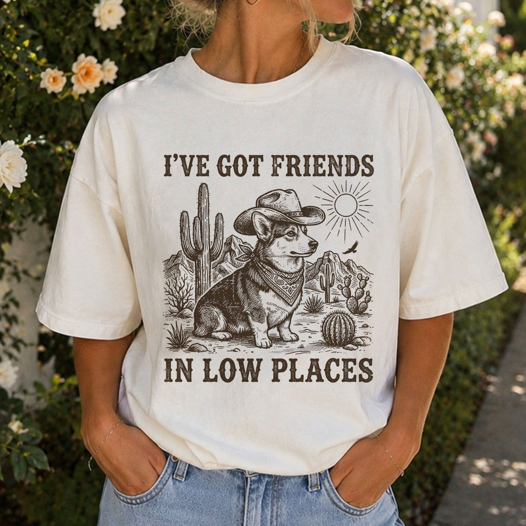 Friends in Low Places Dog T-Shirt