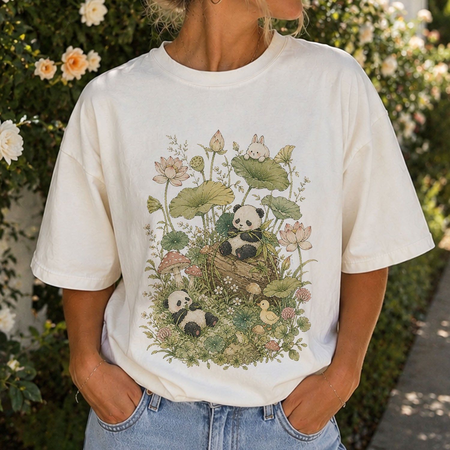 Botanical Panda T-Shirt