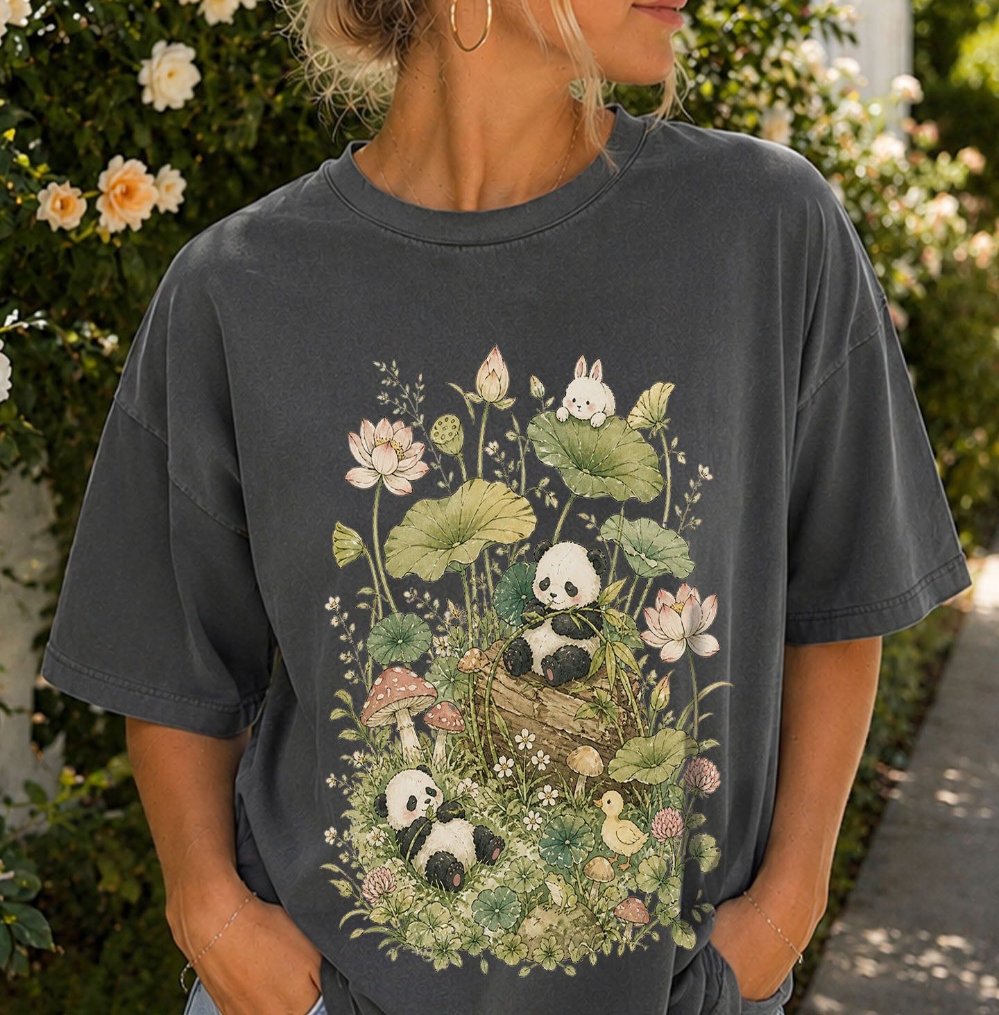 Botanical Panda T-Shirt