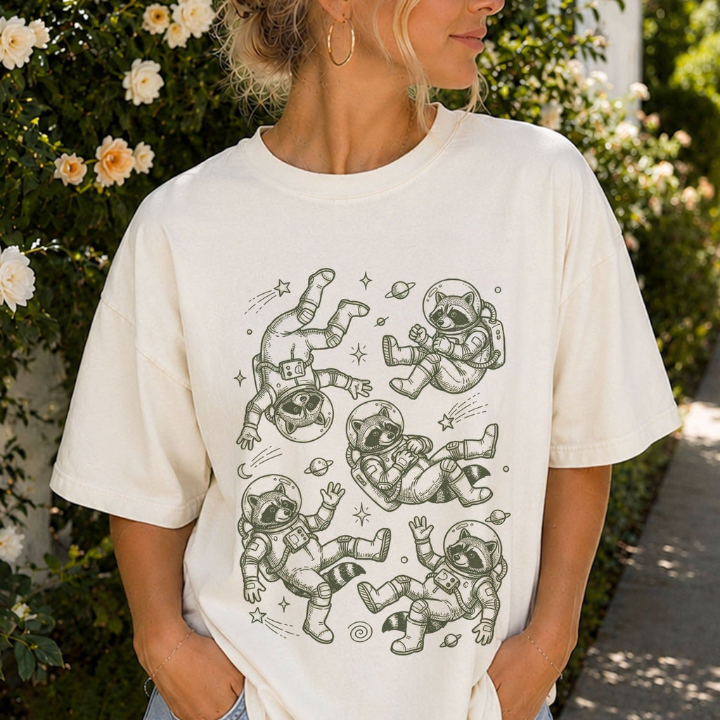 Raccoon Astronaut T-shirt