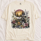 Raccoon Wildflower T-shirt