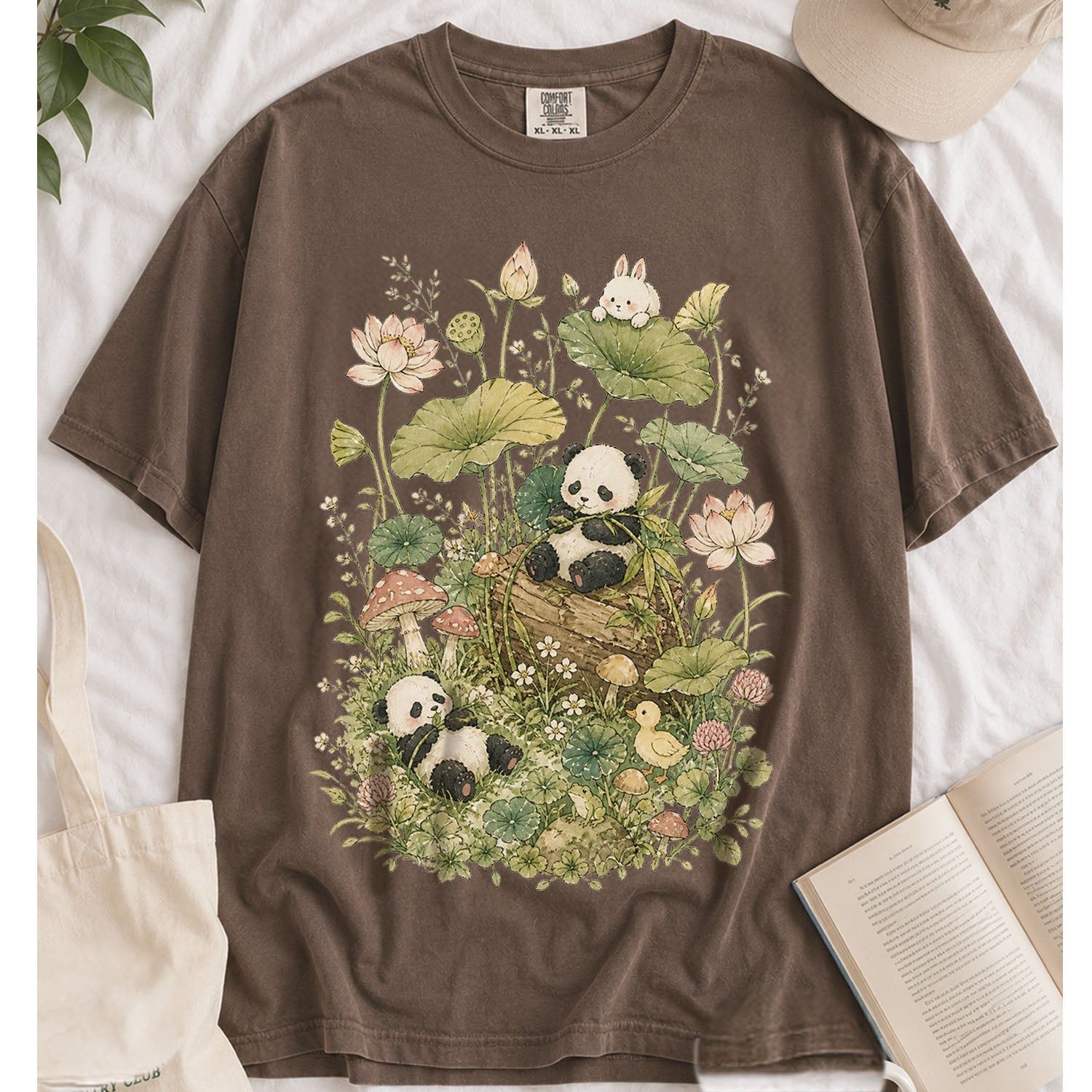 Botanical Panda T-Shirt