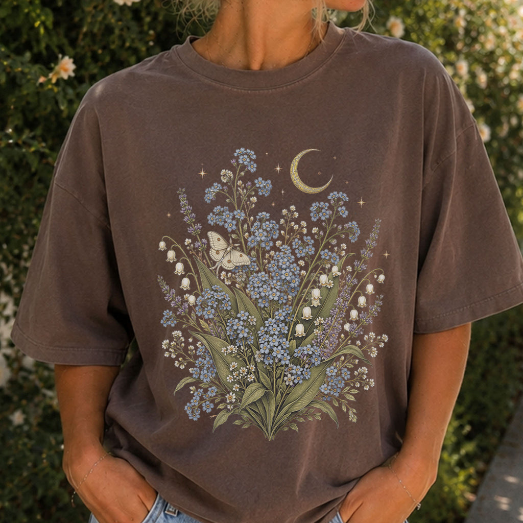 Moonlit Forget Me Not T-Shirt
