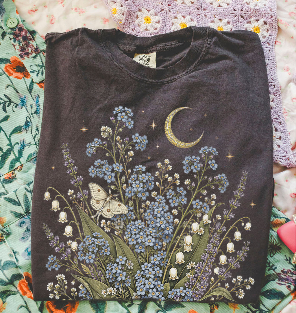 Moonlit Forget Me Not T-Shirt