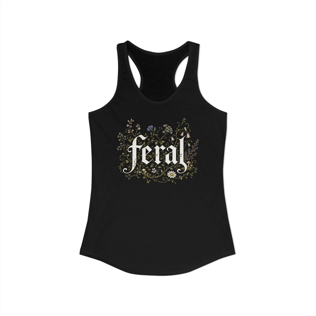 Feral Wildflower Racerback Tank Top