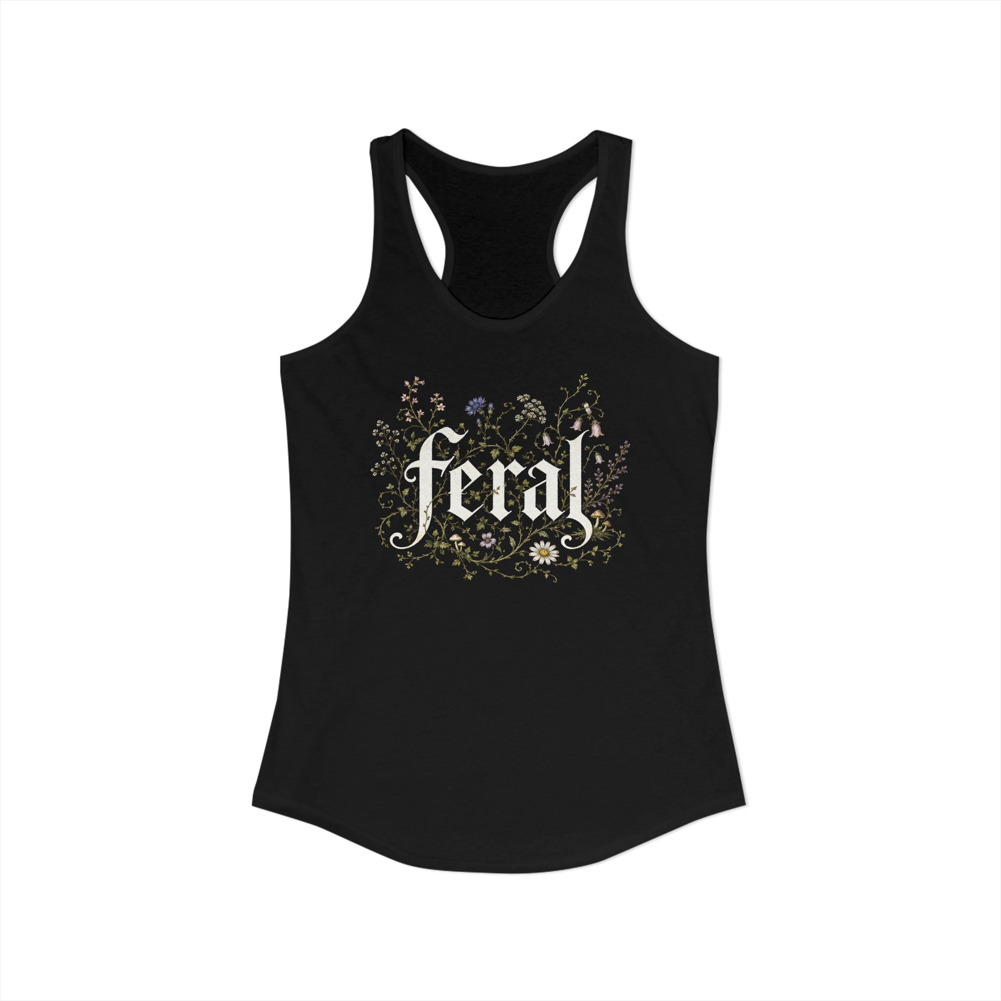 Feral Wildflower Racerback Tank Top