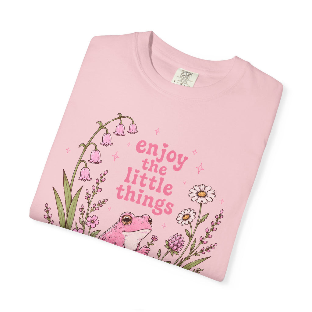 Enjoy the Little Things Pink Frog T-Shirt