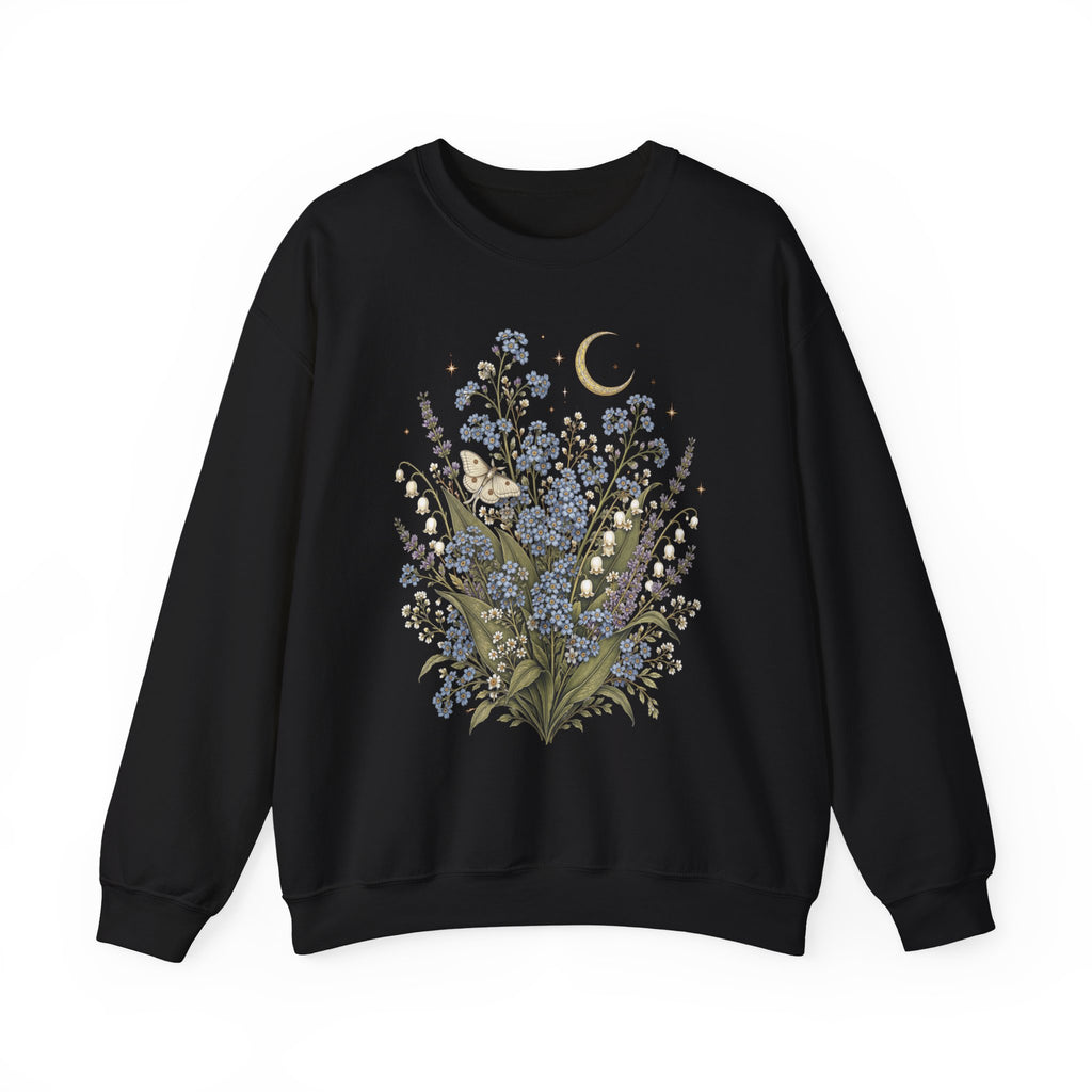 Moonlit Forget Me Not Sweatshirt