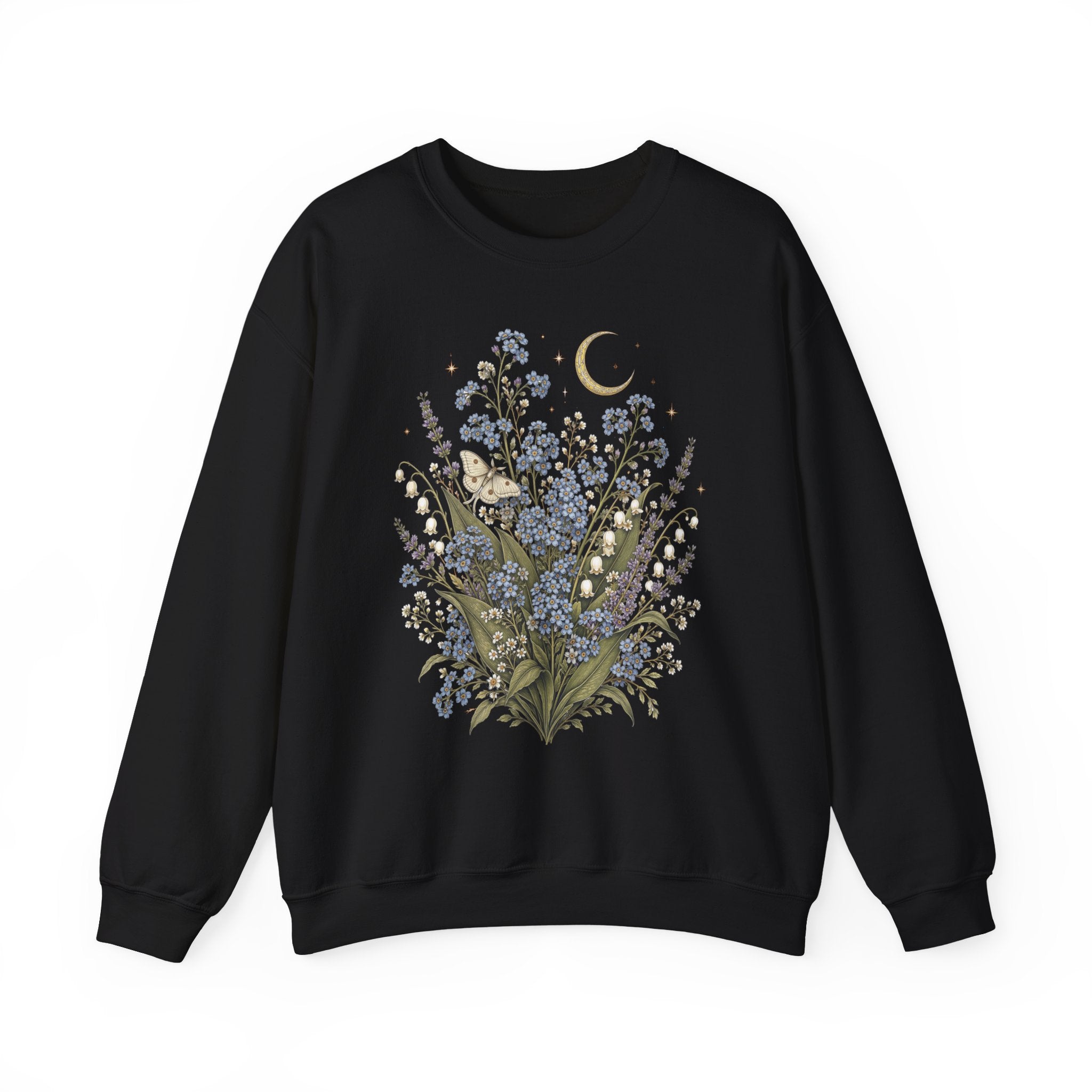 Moonlit Forget Me Not Sweatshirt