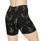 Lily of the Valley Floral Biker Shorts
