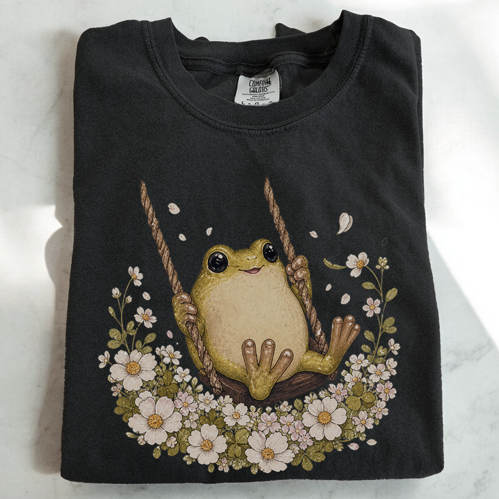 Frog Swing Graphic T-Shirt