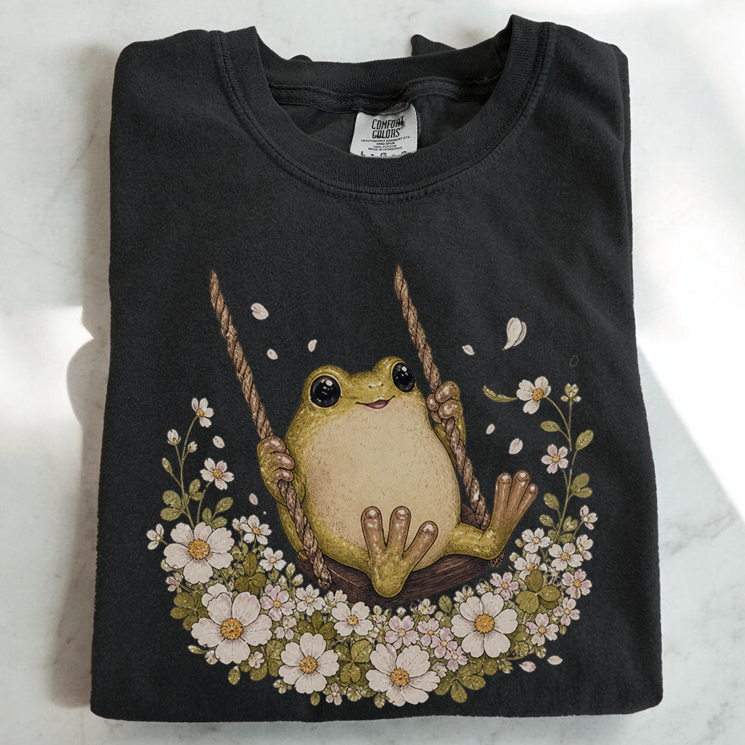 Frog Swing Graphic T-Shirt