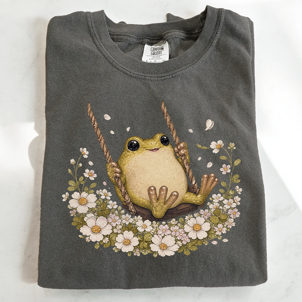 Frog Swing Graphic T-Shirt