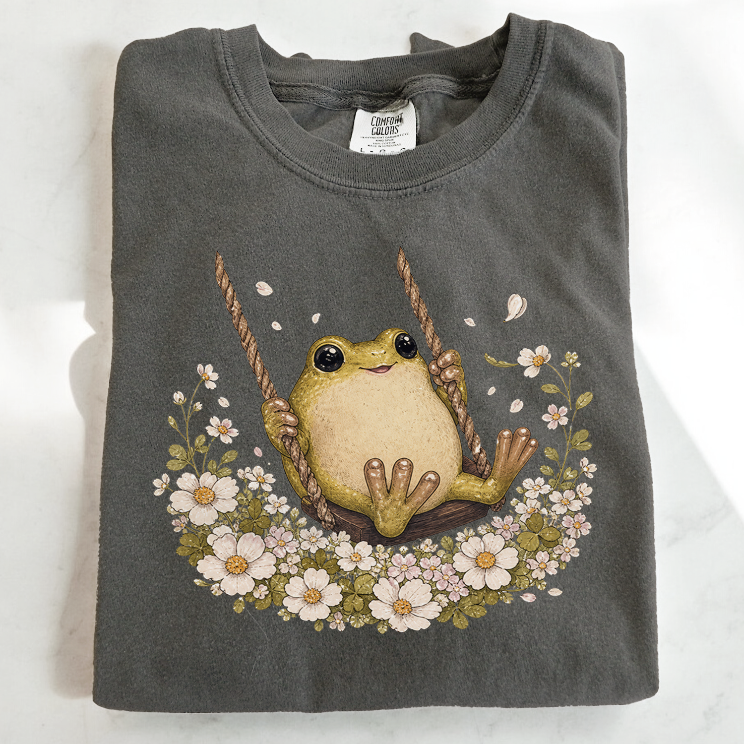 Frog Swing Graphic T-Shirt