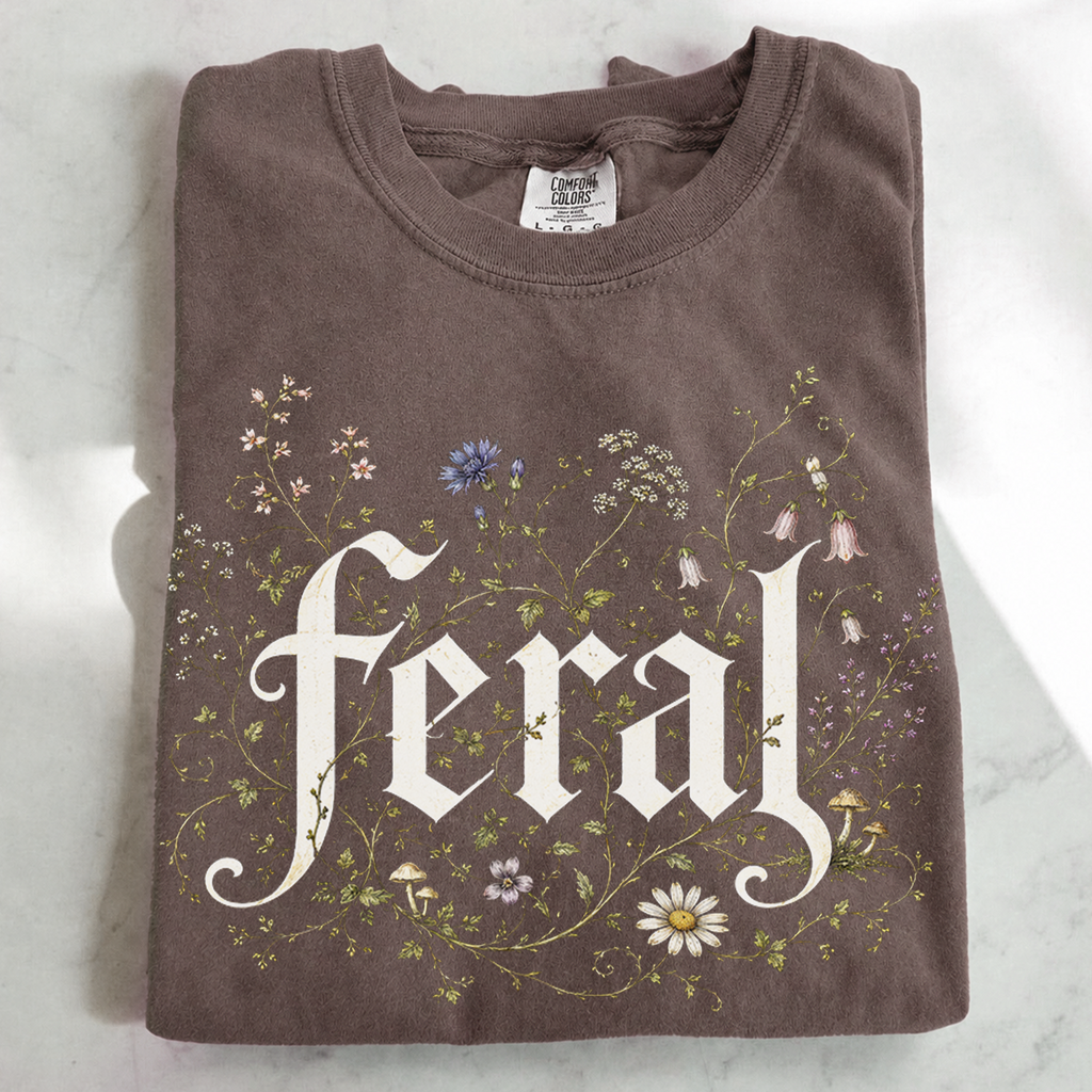 Feral Wildflower Graphic T-Shirt