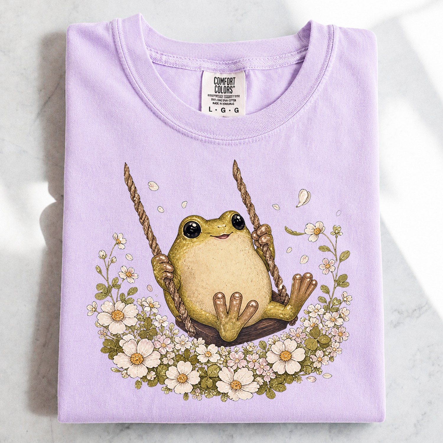 Frog Swing Graphic T-Shirt