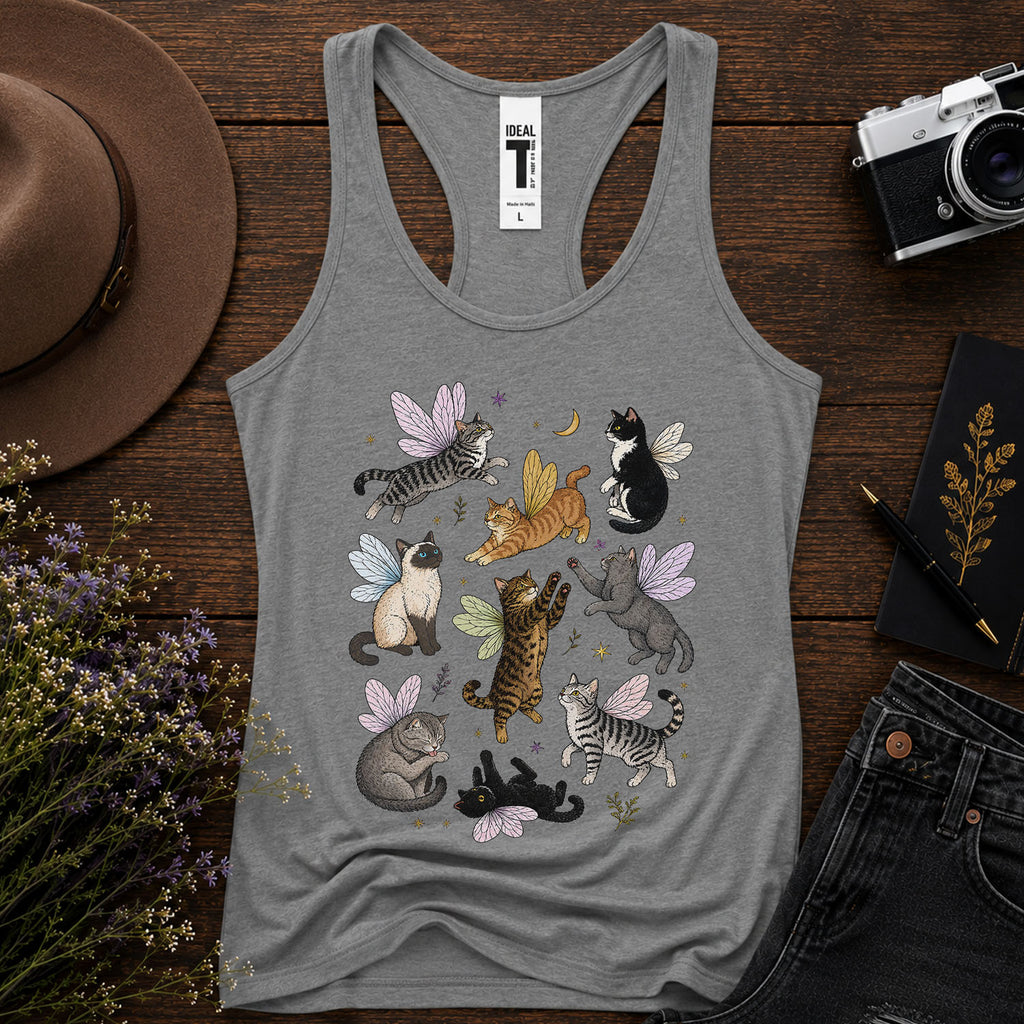 Fairy Cat Racerback Tank Top