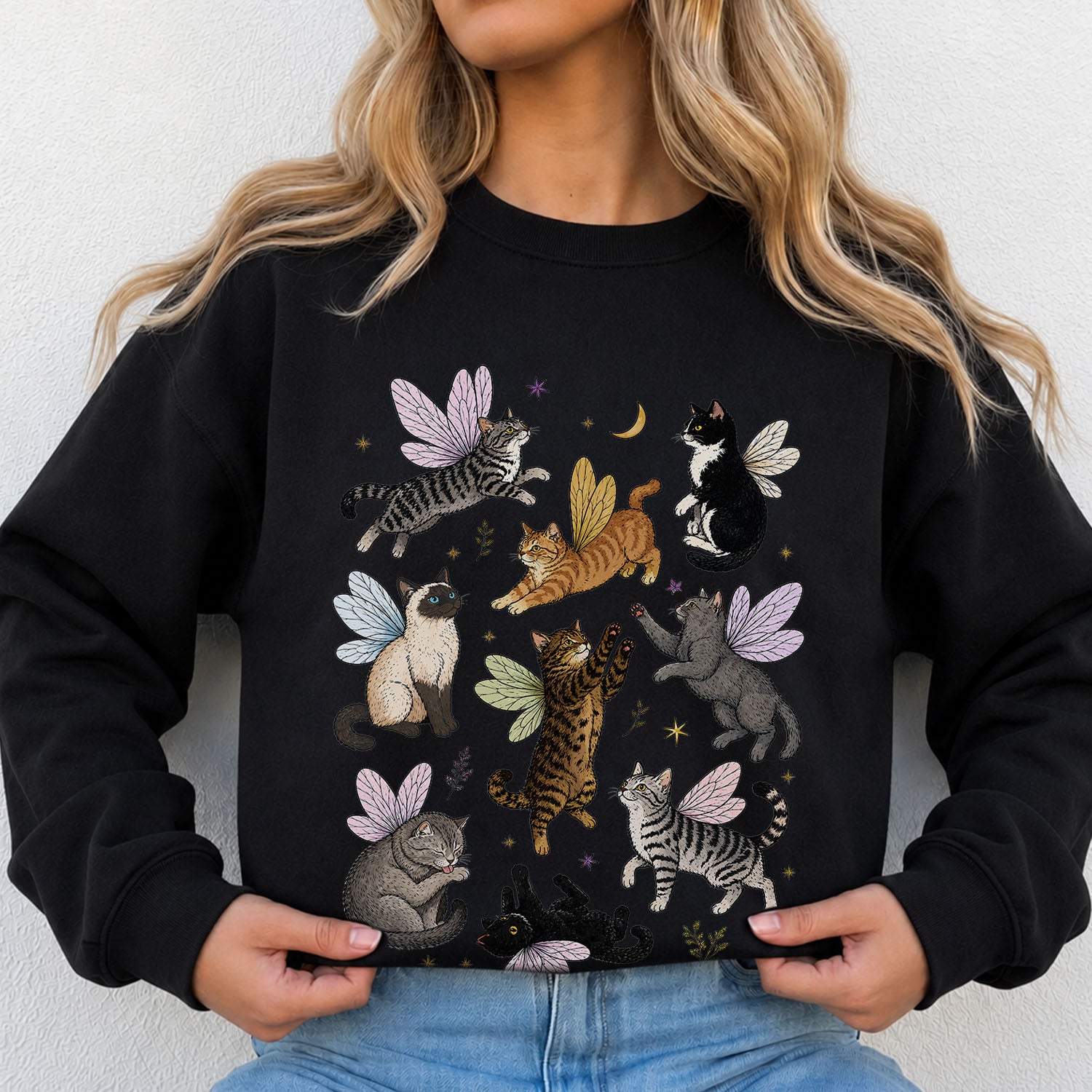 Fairy Cat Sweatshirt