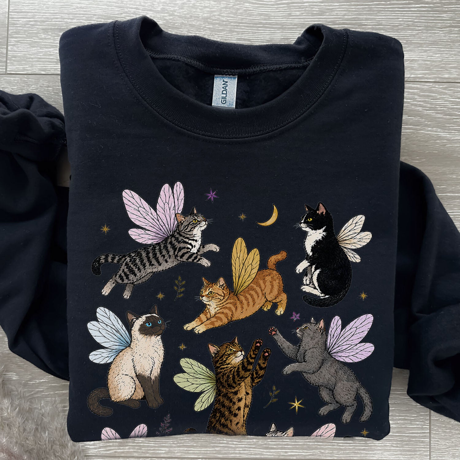Fairy Cat Sweatshirt