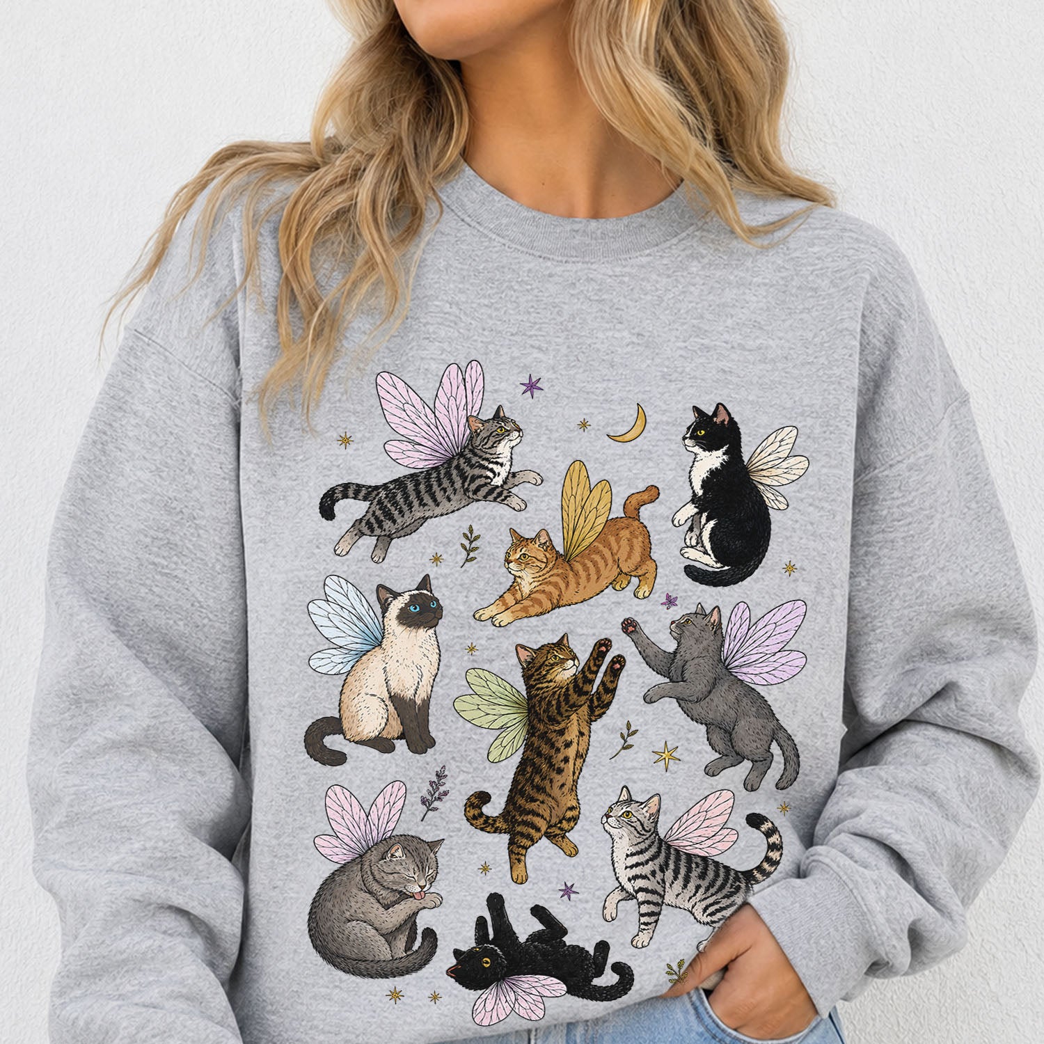 Fairy Cat Sweatshirt