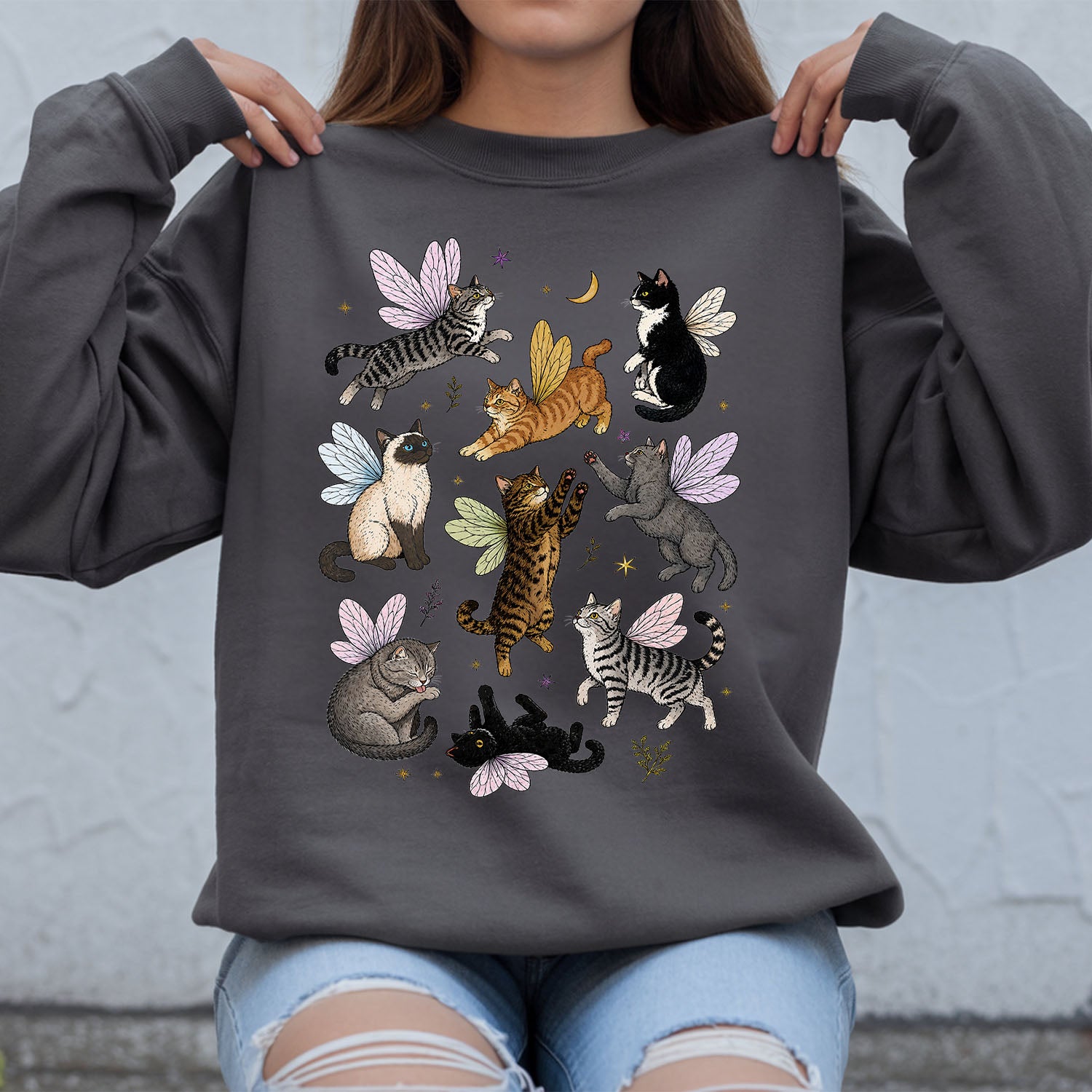 Fairy Cat Sweatshirt