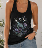Mystical Moth Racerback Tank Top