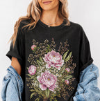 Pink Peony Floral T-Shirt