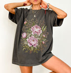 Pink Peony Floral T-Shirt