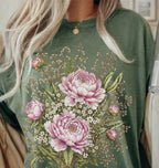 Pink Peony Floral T-Shirt