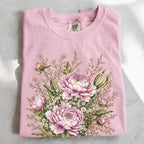 Pink Peony Floral T-Shirt