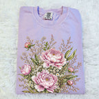 Pink Peony Floral T-Shirt