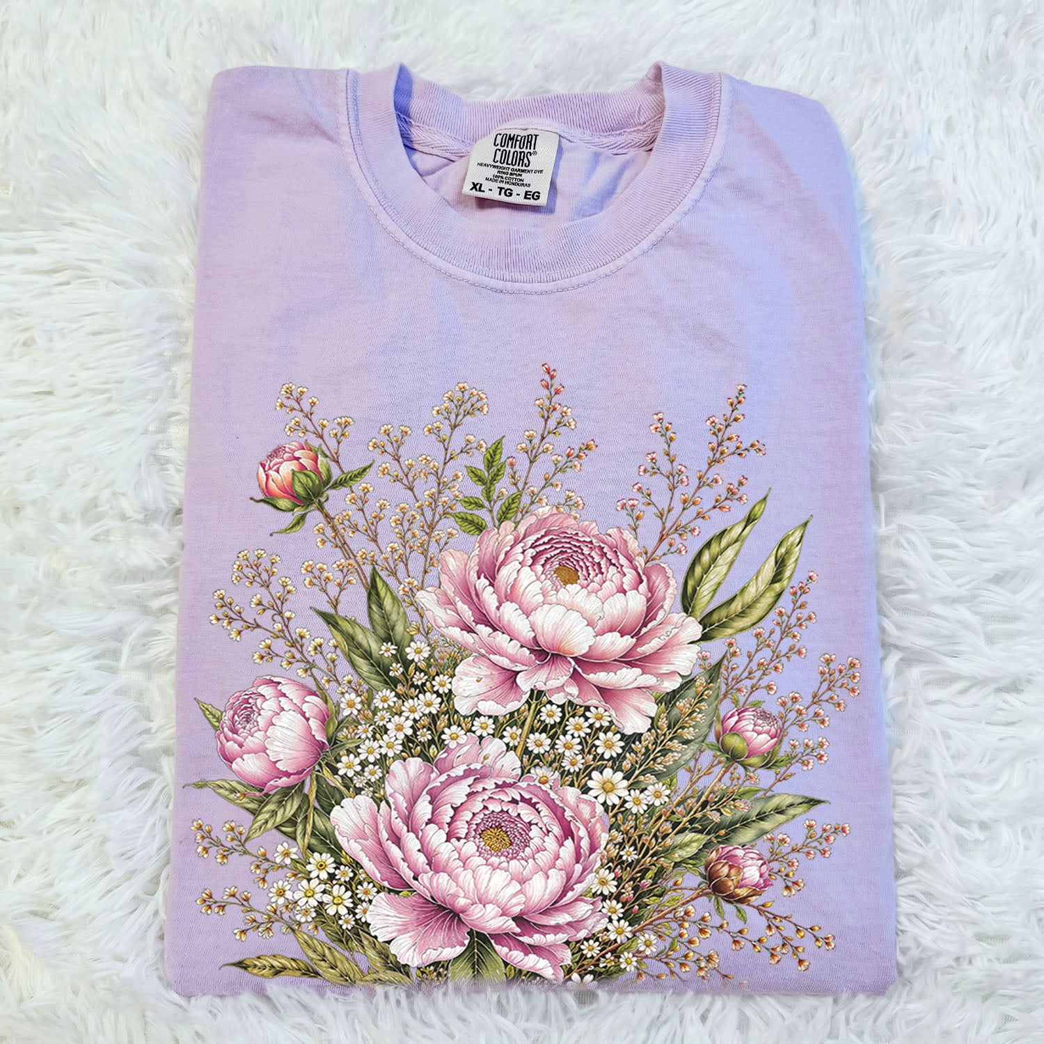 Pink Peony Floral T-Shirt