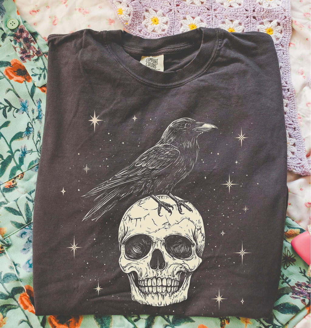 Raven Skull T-Shirt