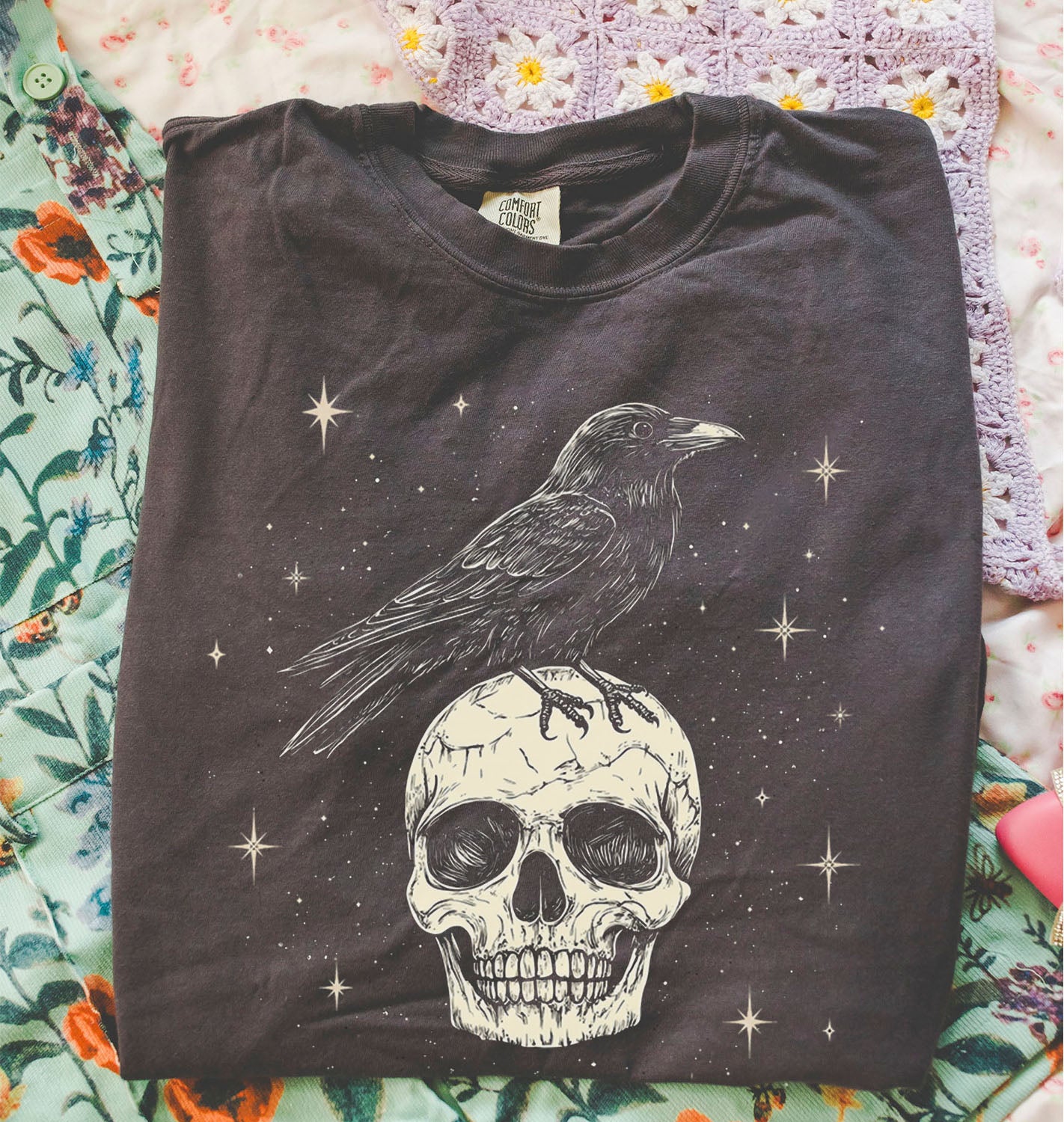 Raven Skull T-Shirt