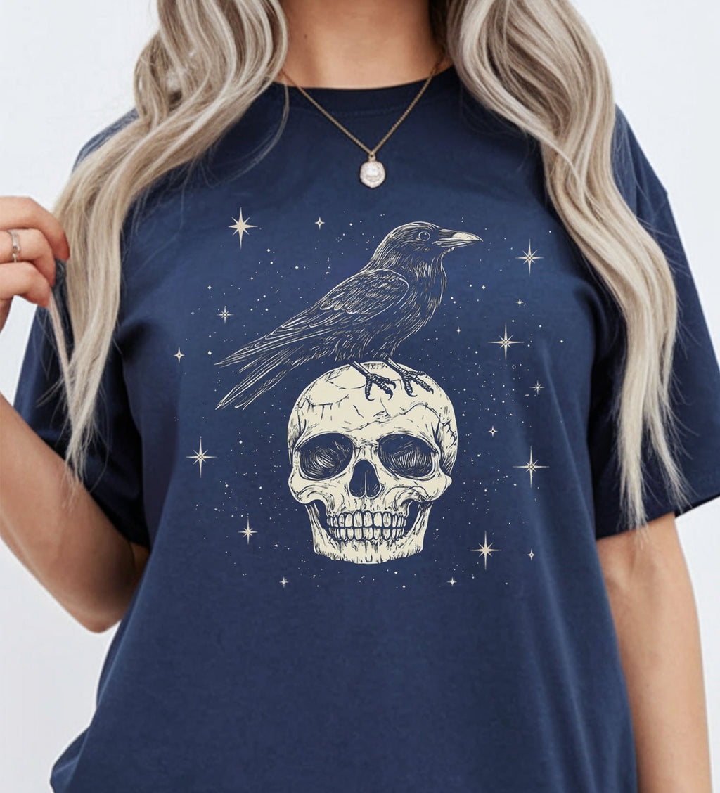 Raven Skull T-Shirt