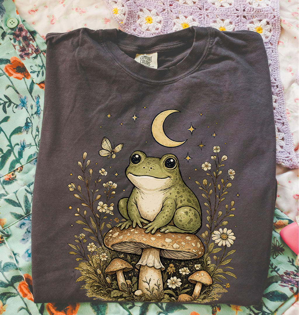 Witchy Frog Mushroom T-Shirt