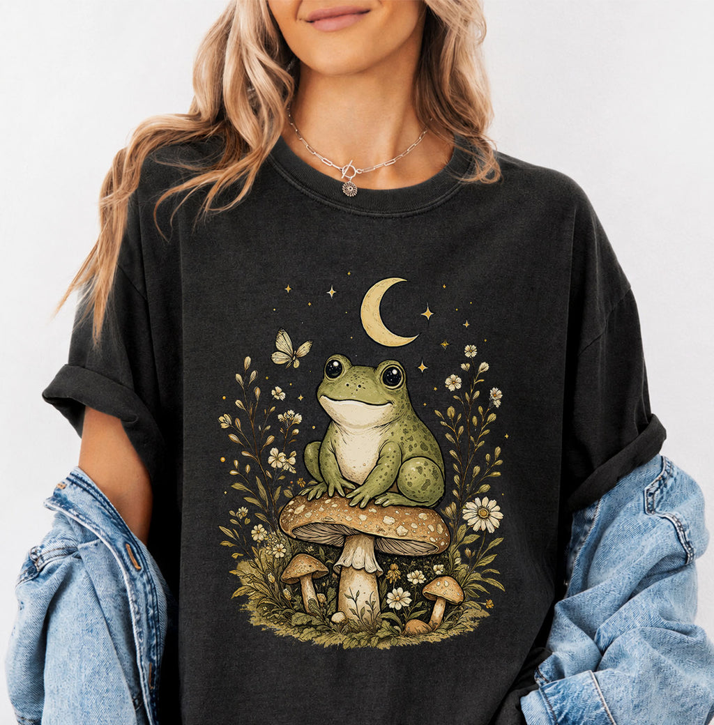 Witchy Frog Mushroom T-Shirt