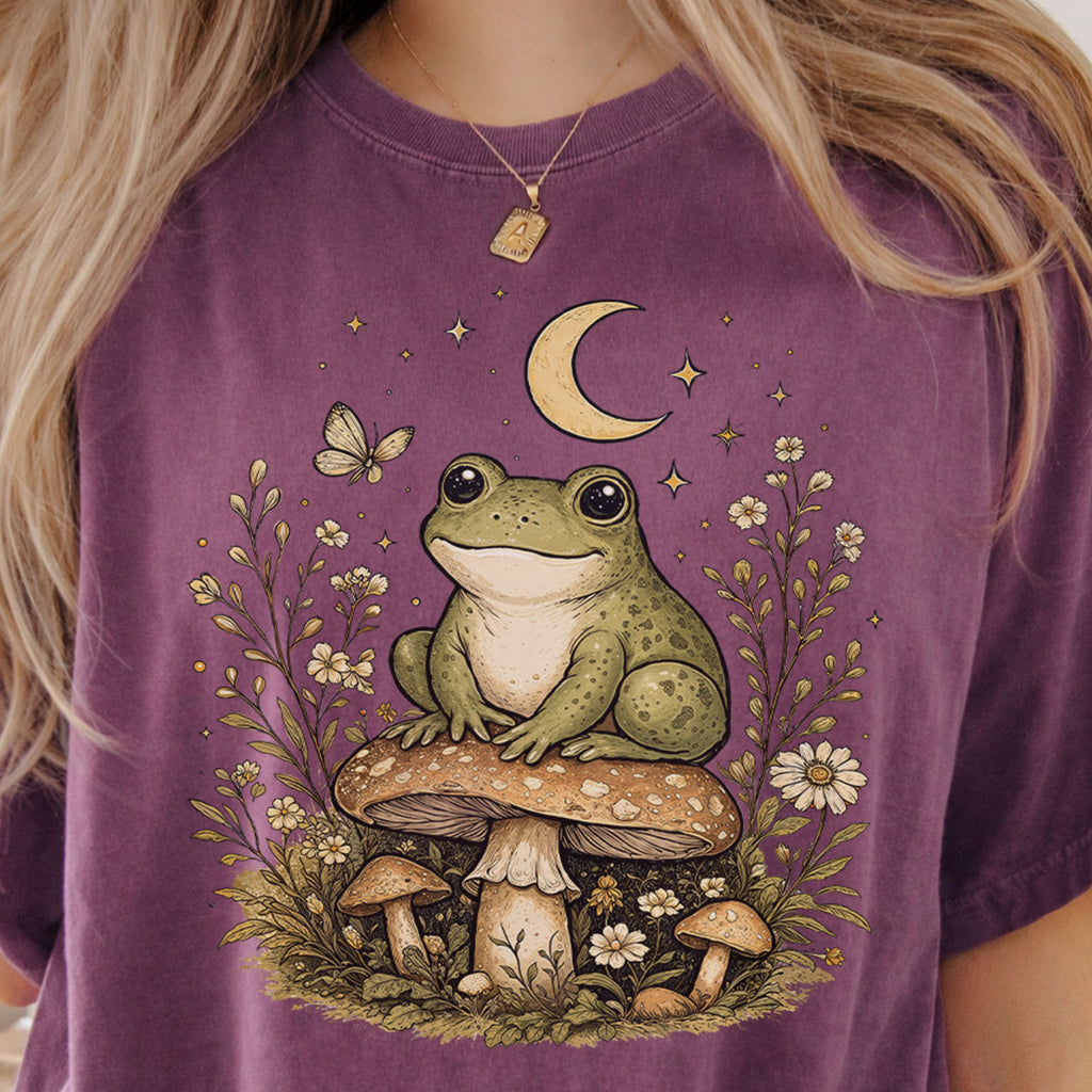 Witchy Frog Mushroom T-Shirt