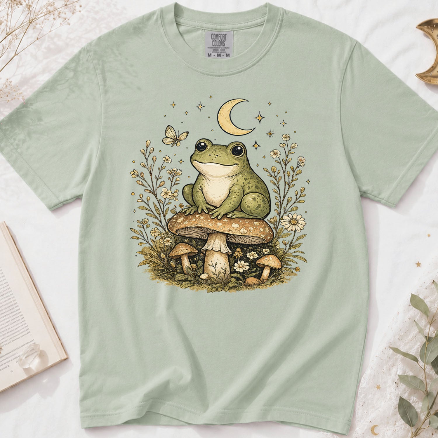 Witchy Frog Mushroom T-Shirt