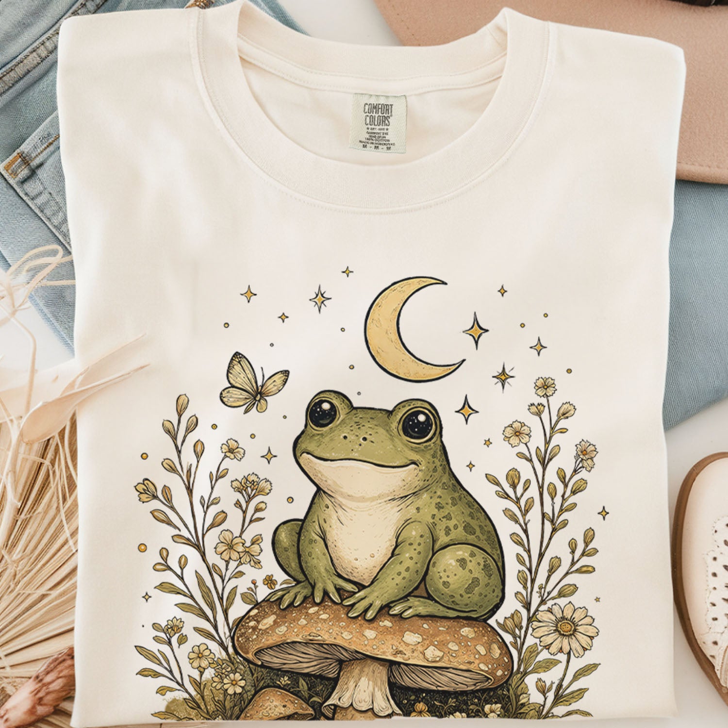 Witchy Frog Mushroom T-Shirt