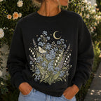 Moonlit Forget Me Not Sweatshirt