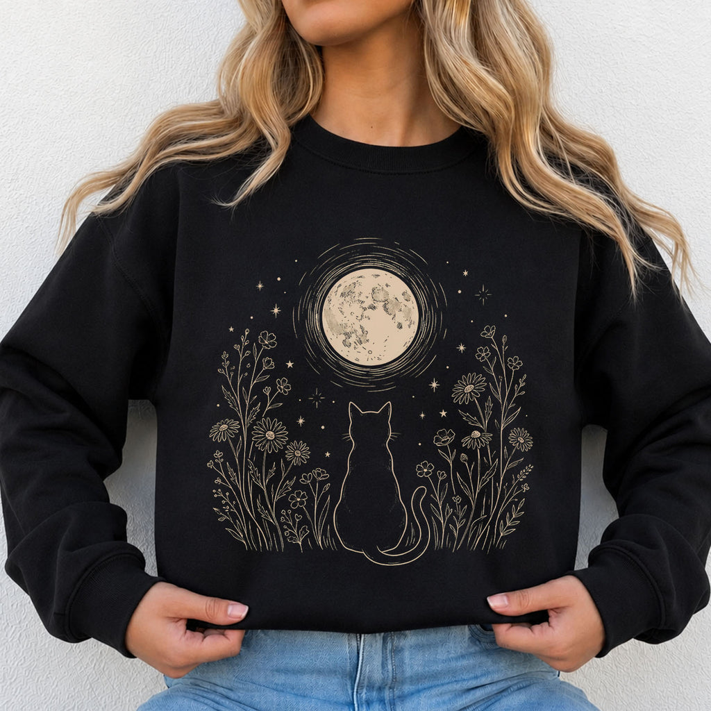 Stargazing Cat Sweatshirt