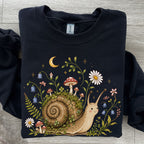 Blooming at My Own Pace Snail Sweatshirt