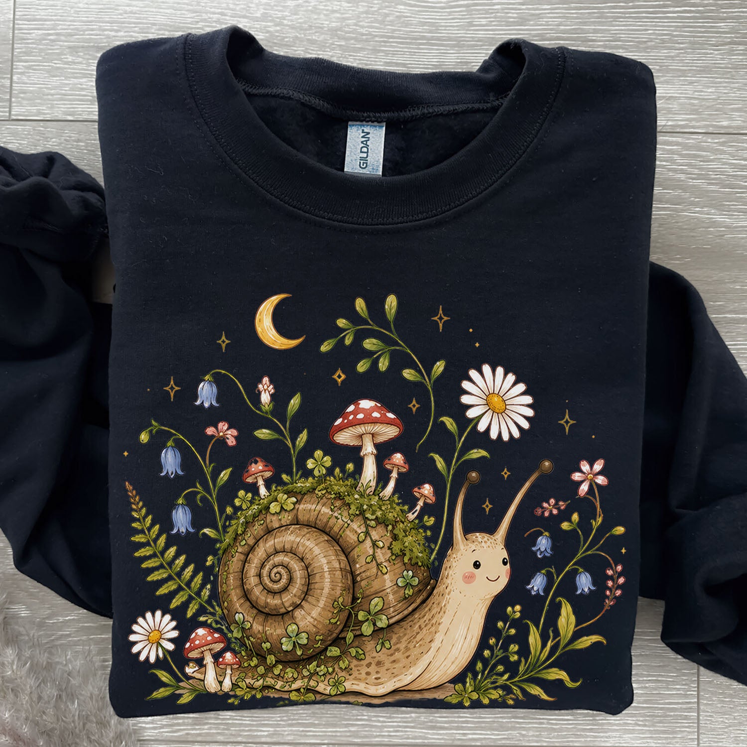 Blooming at My Own Pace Snail Sweatshirt