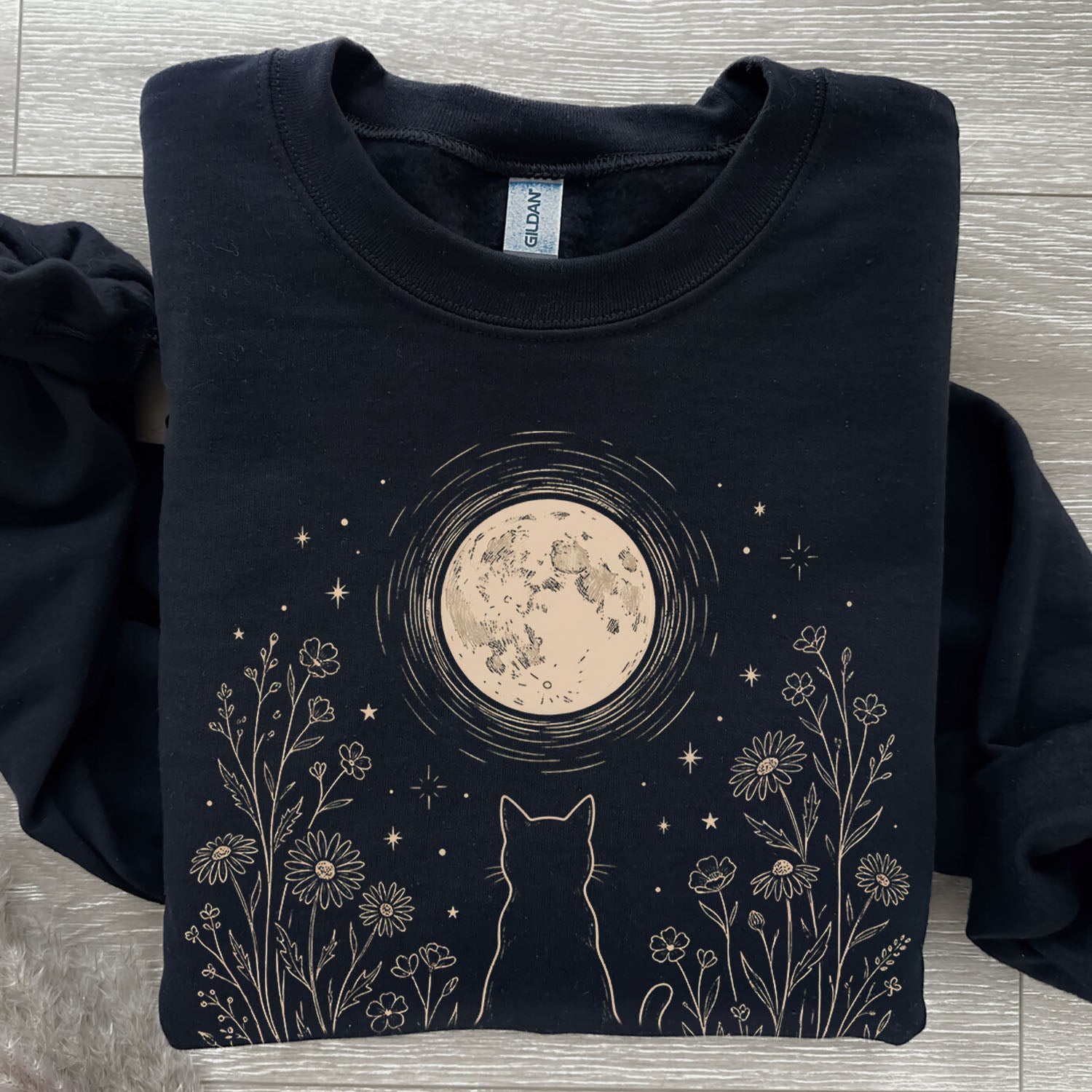Stargazing Cat Sweatshirt