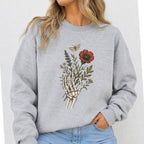 Skeleton Boquet Sweatshirt