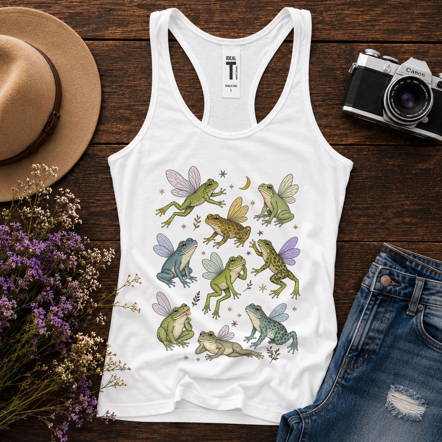 Fairy Frogs Racerback Tank Top