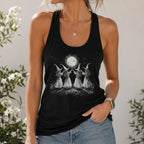 Witches Moon Dance Racerback Tank Top